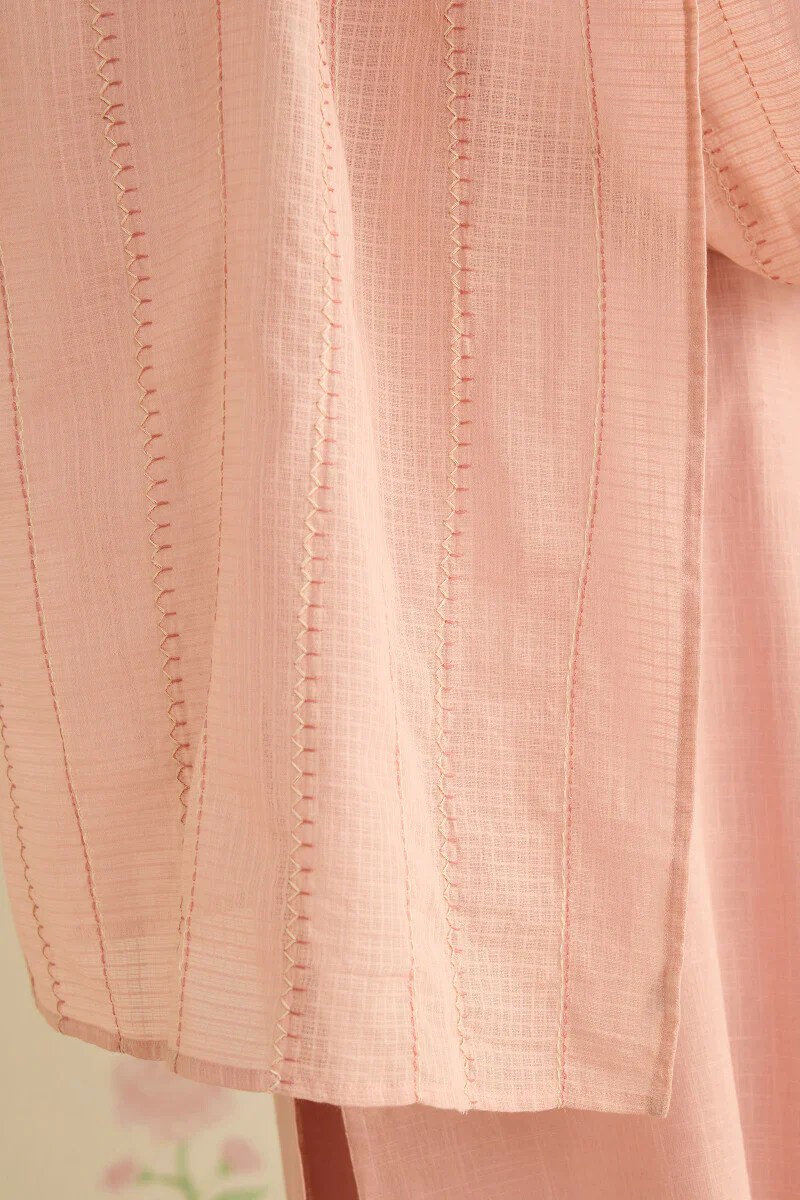 Surplus: Kashida Kiara Pink Dupatta - Image 4