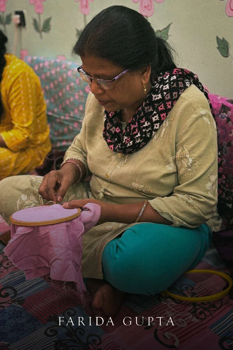 Surplus: Kashida Kiara Pink Kurta - Image 9