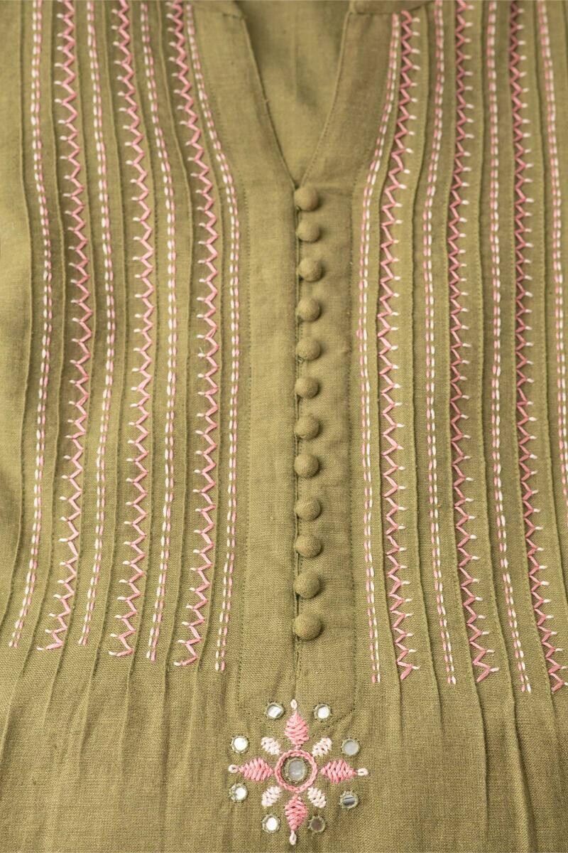 Kashida Maya Handloom Kurta - Image 6
