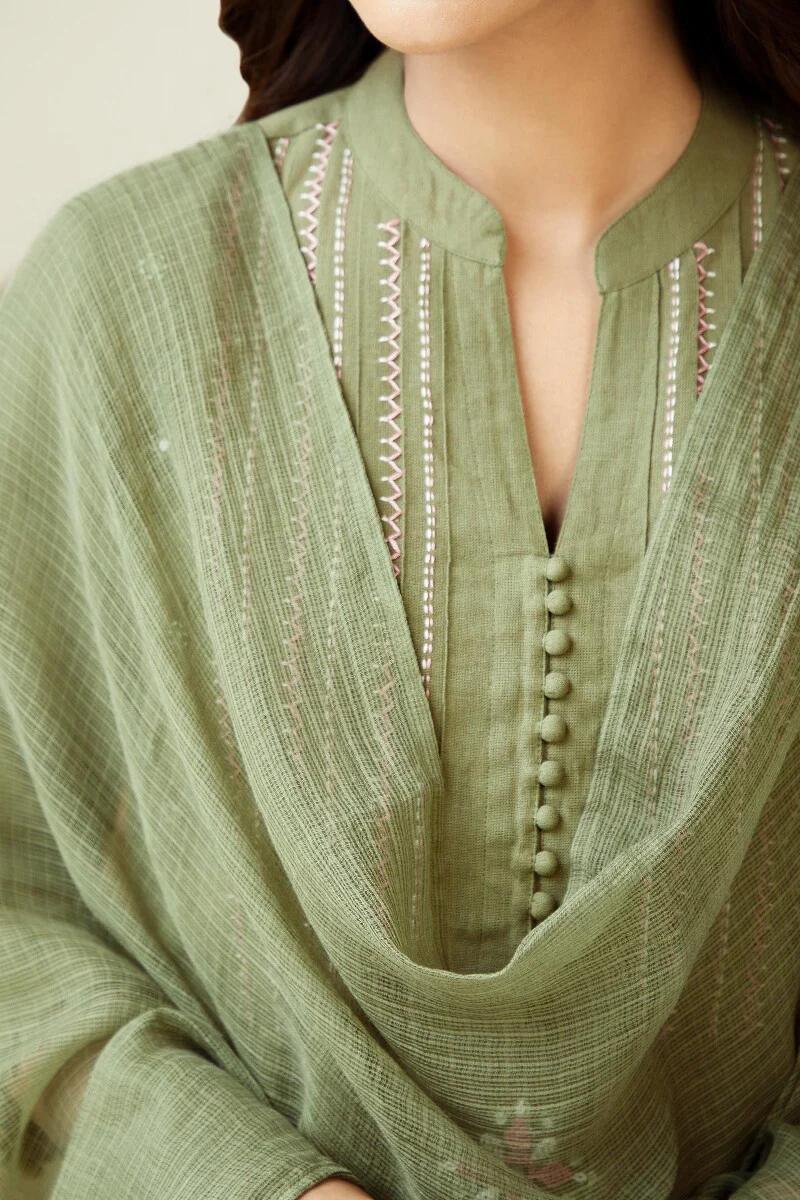 Kashida Maya Kota Dupatta - Image 2