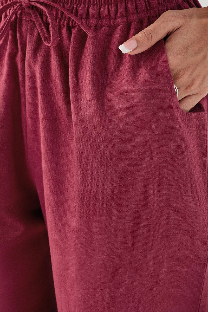 Kashida Sunhera Handloom Narrow Pants - Image 2