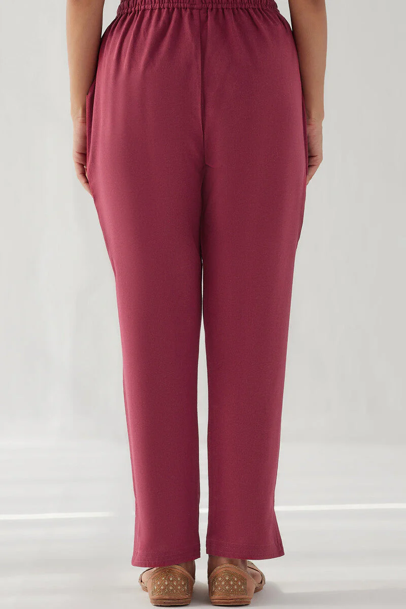 Kashida Sunhera Handloom Narrow Pants - Image 5