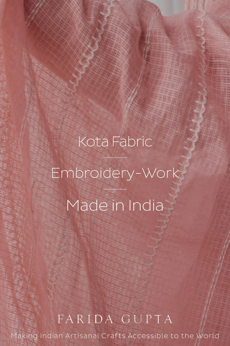 Kashida Zoya Kota Dupatta - Image 5