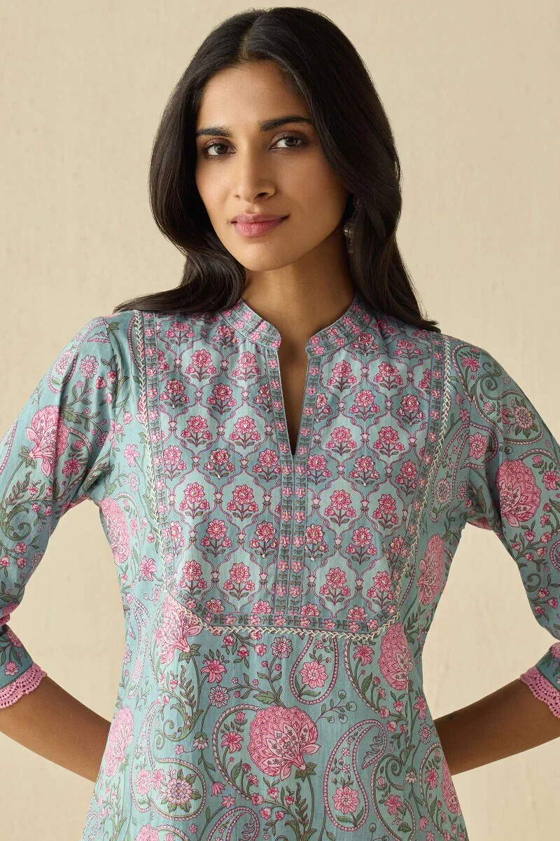 Surplus: Meher Mahira Sanganeri Kurta - Image 5
