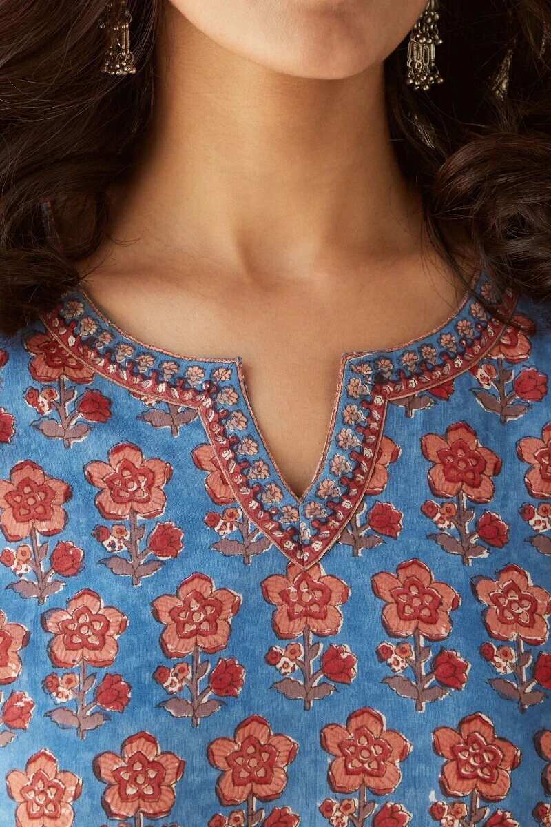 Mehnaz Jia Sanganeri Kurta - Image 5