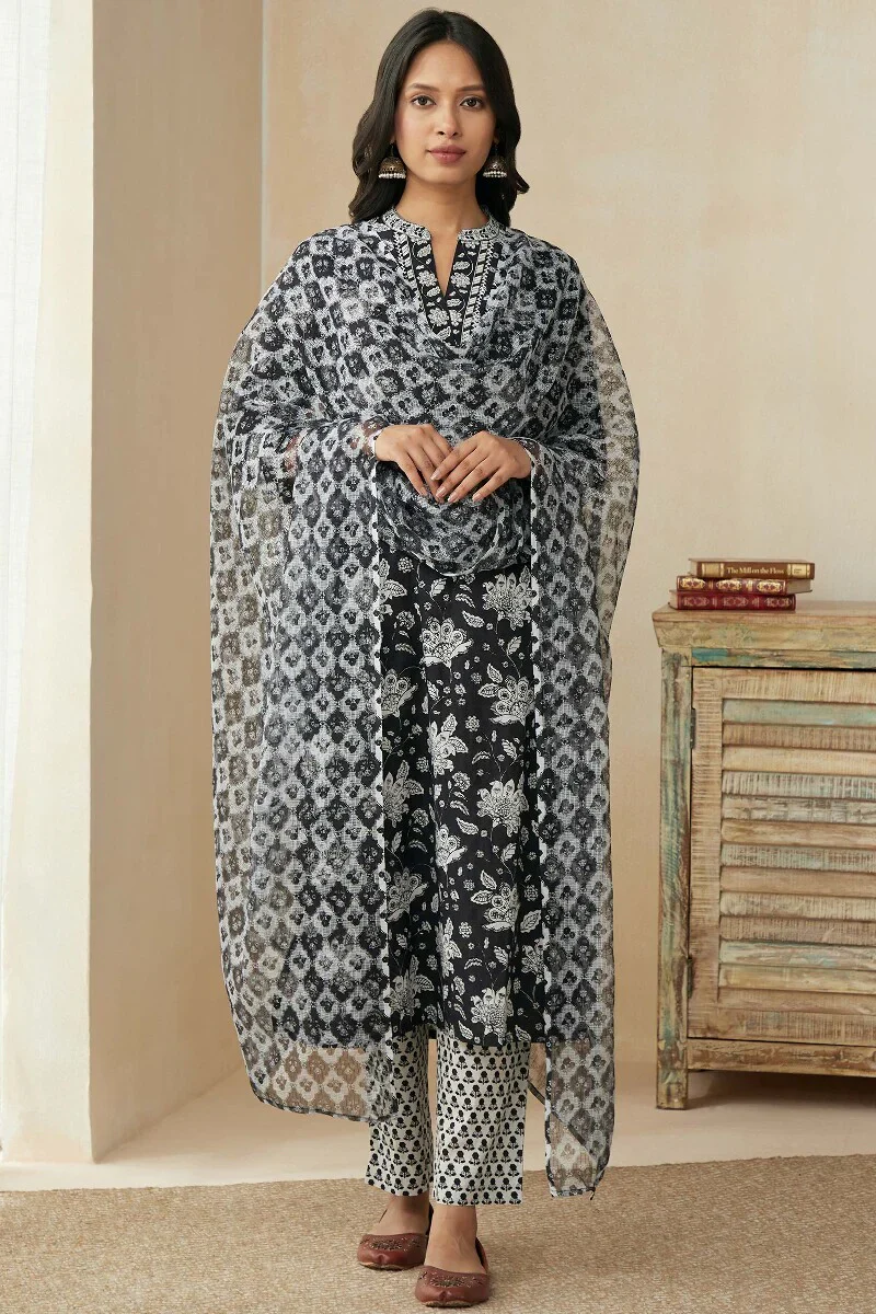 Mehnaz Nahida Sanganeri Narrow Pants - Image 3