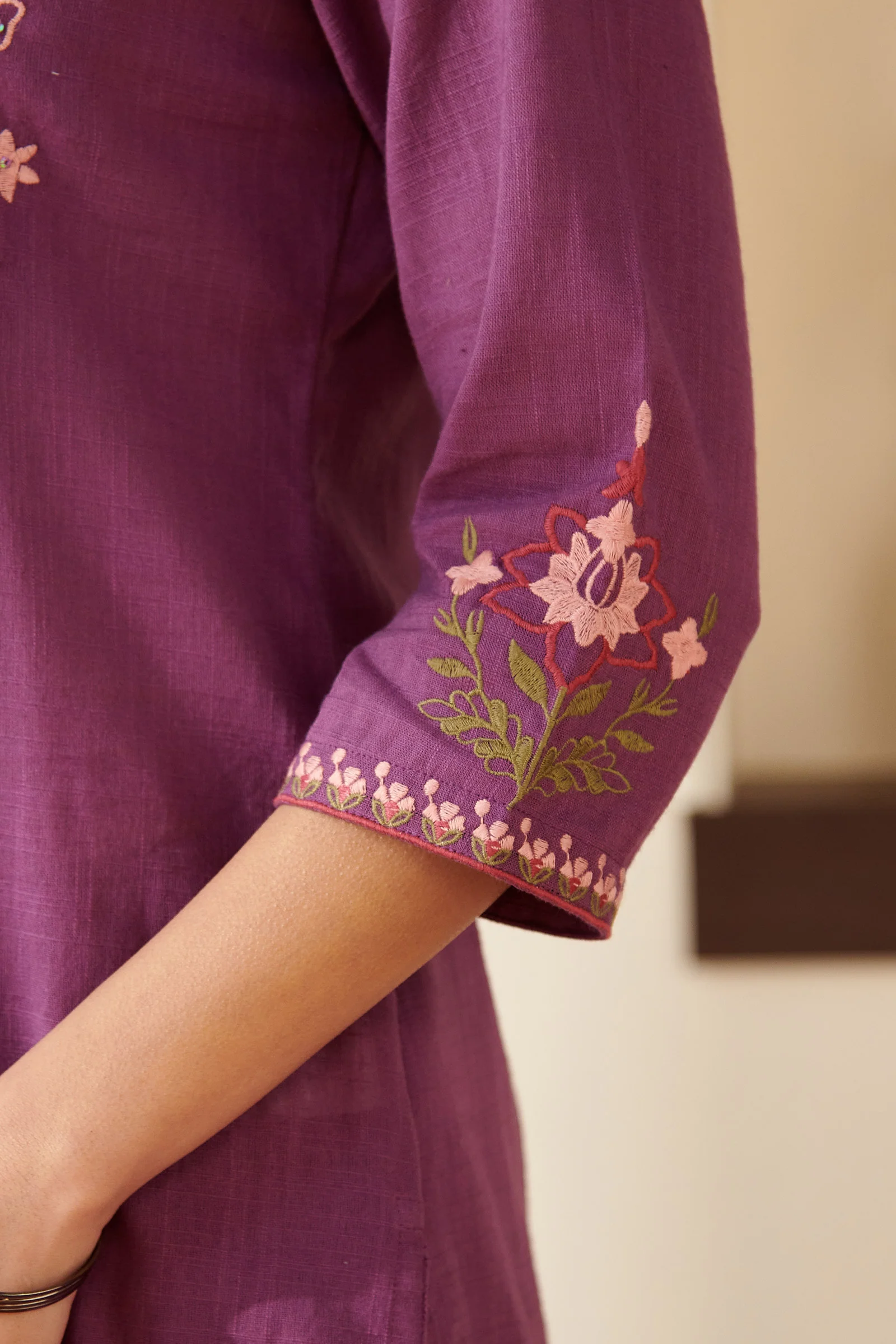 Mehraab Aalia Purple Kurta - Image 5