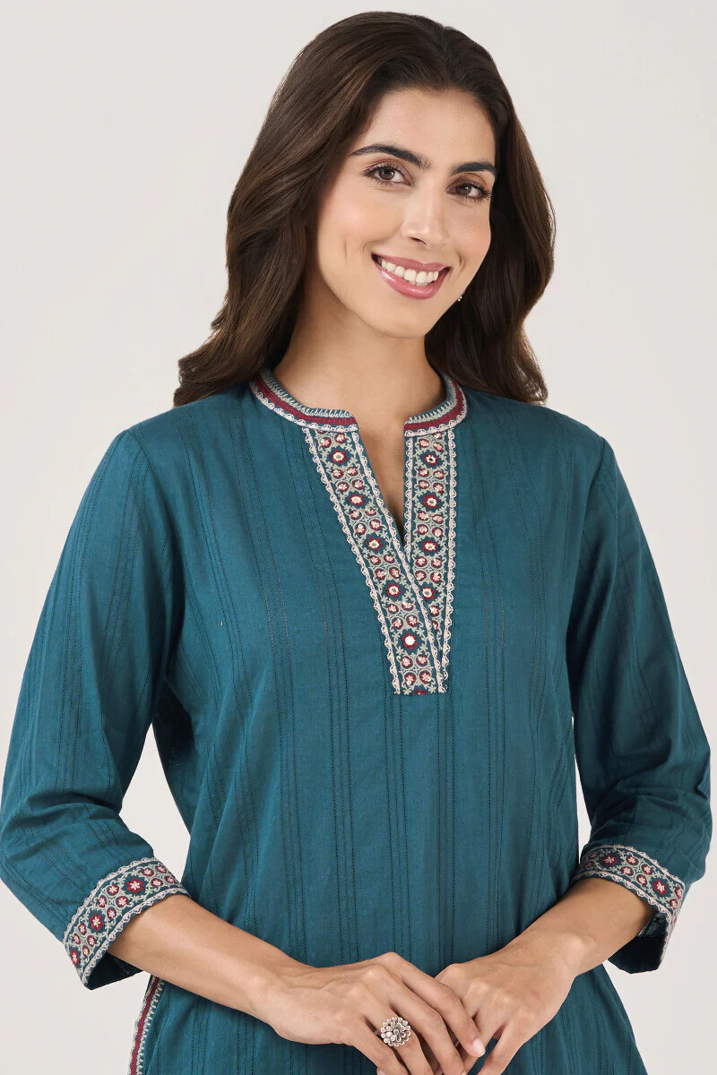 Mehraab Asfara Short Kurta - Image 5