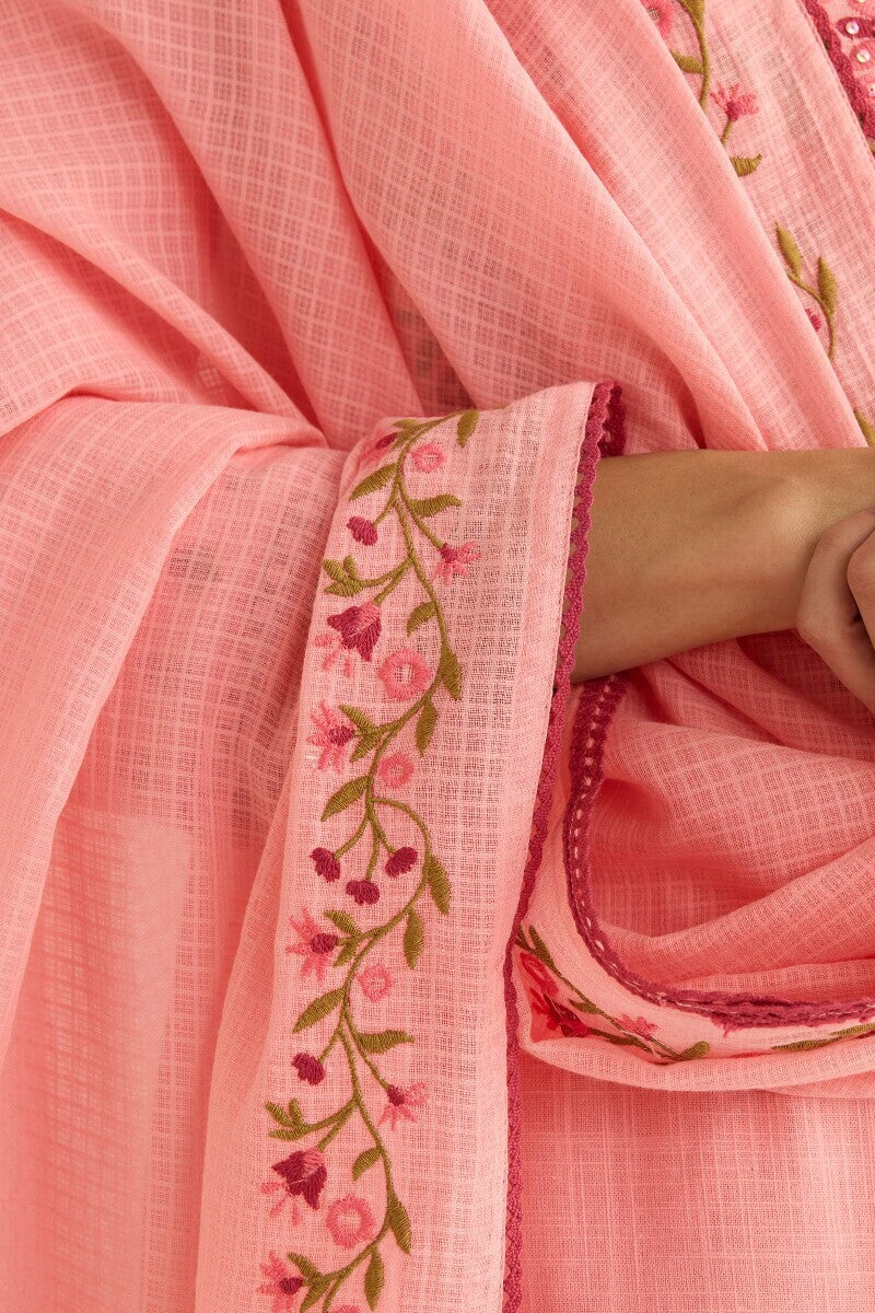 Mehraab Mahi Pink Dupatta - Image 4