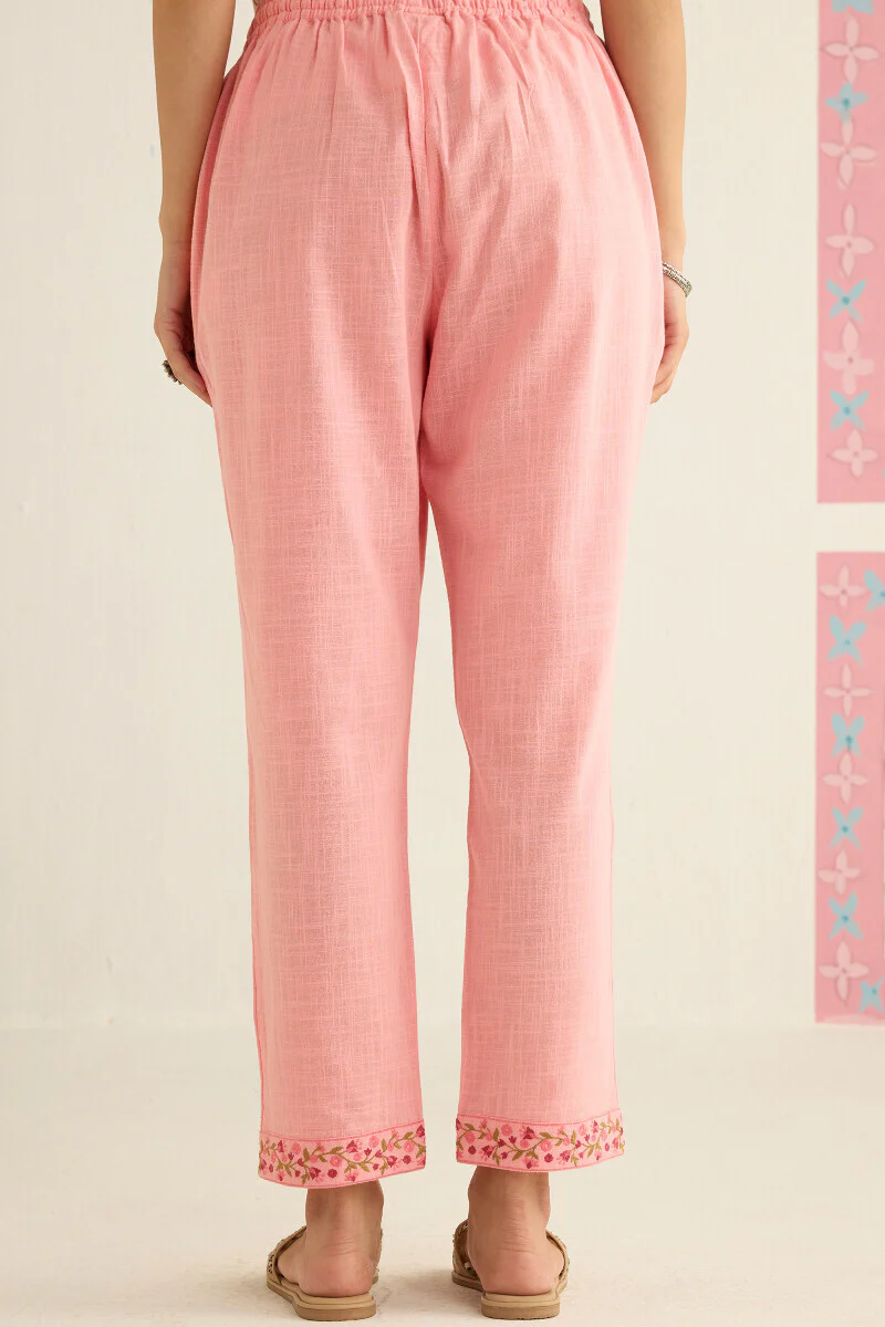 Mehraab Mahi Pink Narrow Pants - Image 5