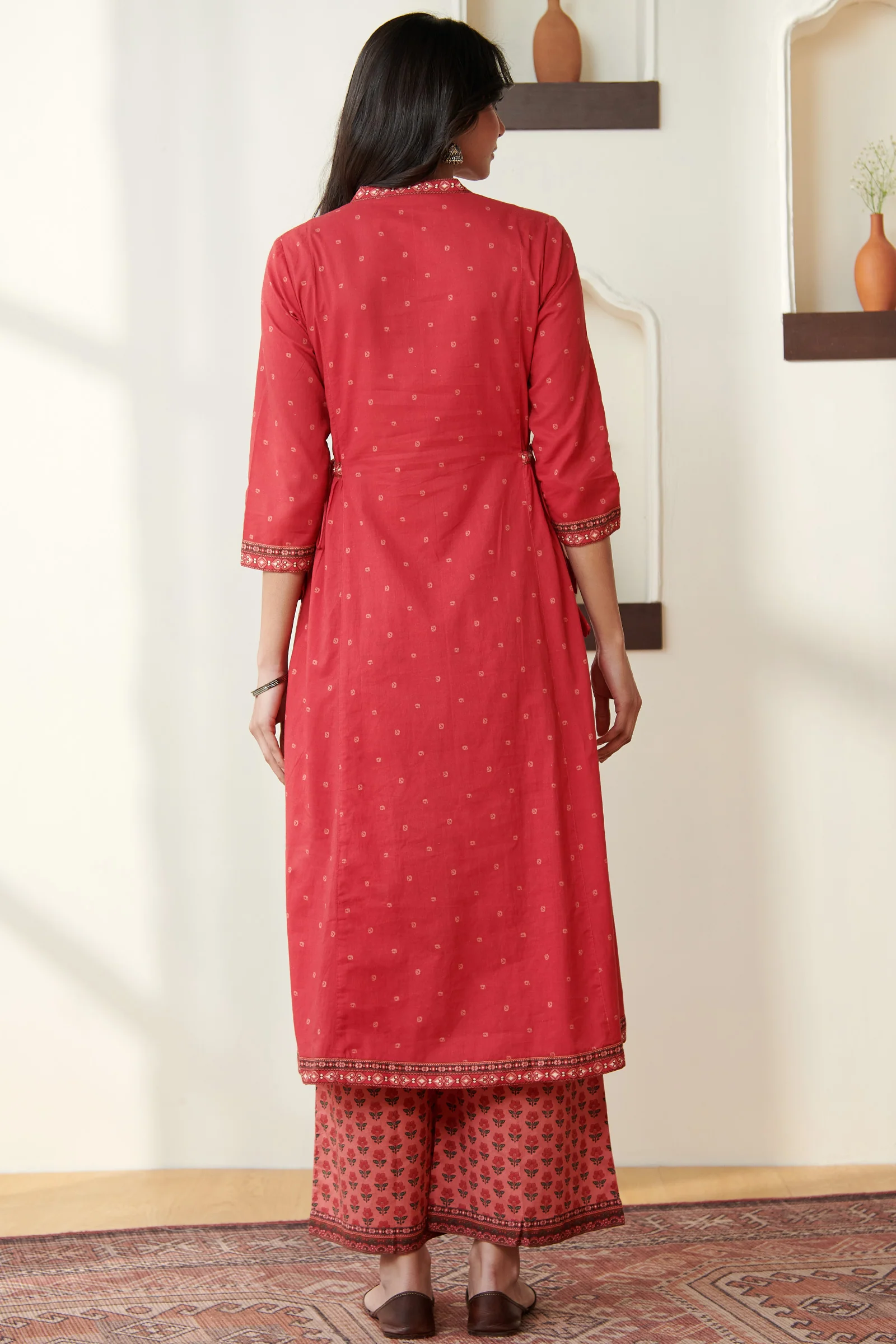 Rangrez Nusrat Pink Kurta - Image 7
