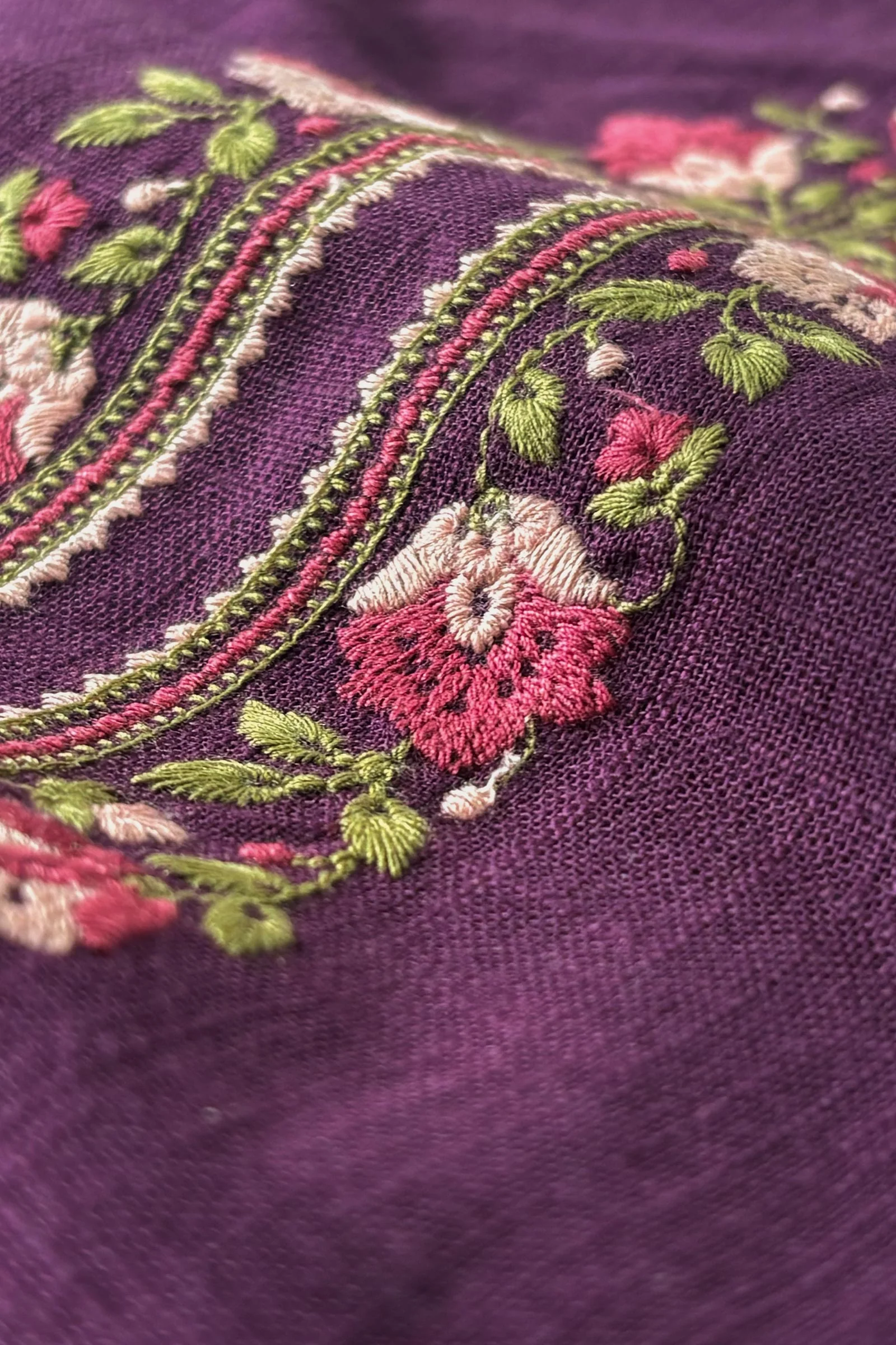 Mehraab Rahida Purple Kurta - Image 3
