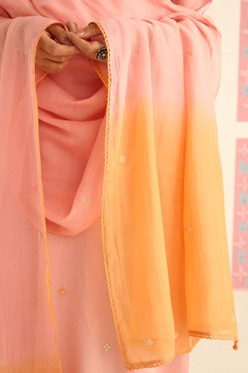 Mehraab Shirin Cotton Silk Dupatta - Image 4