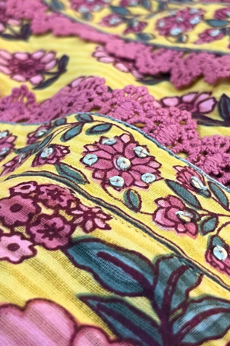 Mehreen Maira Sanganeri Kurta - Image 3