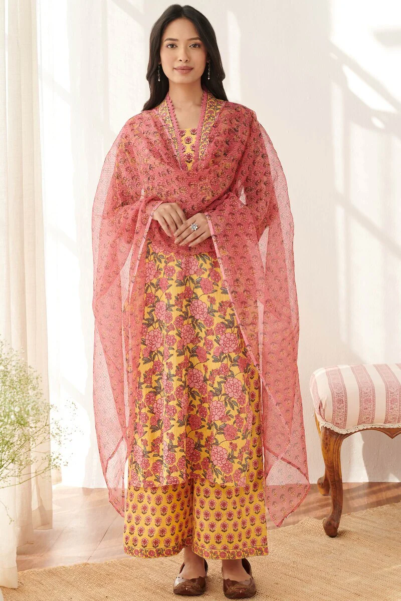 Mehreen Maira Sanganeri Kurta - Image 4