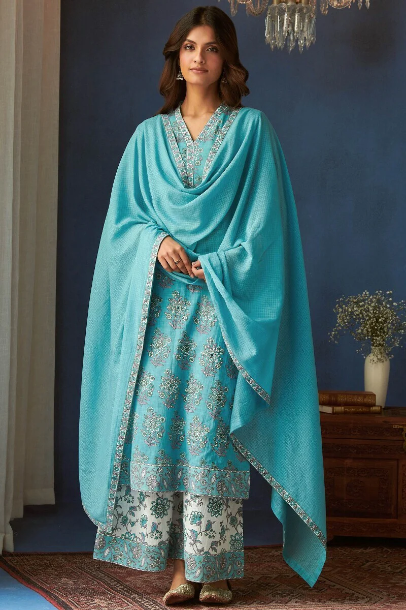 Mehreen Maya Sanganeri Kurta - Image 4