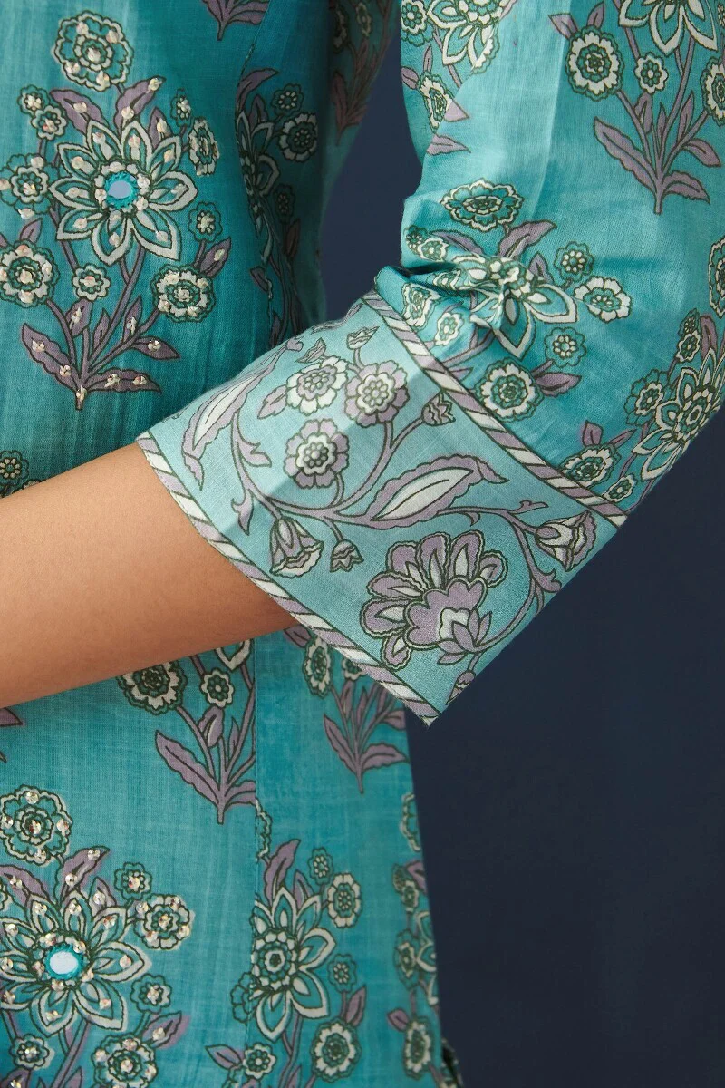 Mehreen Maya Sanganeri Kurta - Image 6