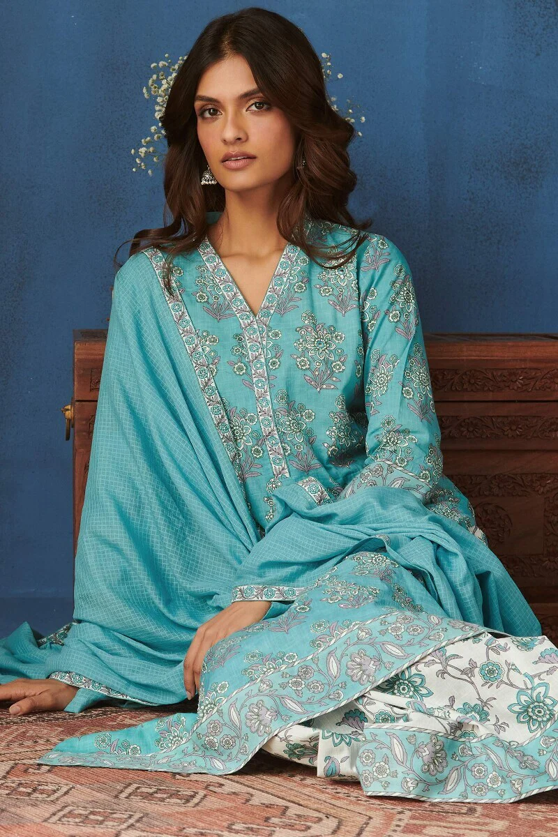 Mehreen Maya Sanganeri Kurta - Image 7
