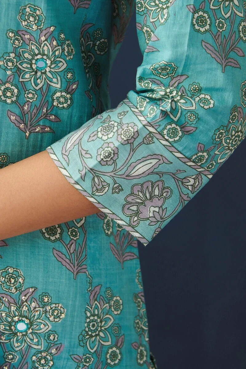 Surplus: Mehreen Maya Sanganeri Kurta - Image 6