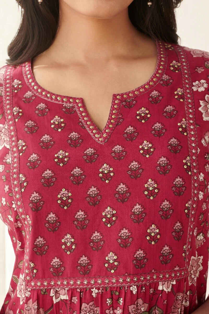 Mehreen Nafisa Sanganeri Kurta - Image 5