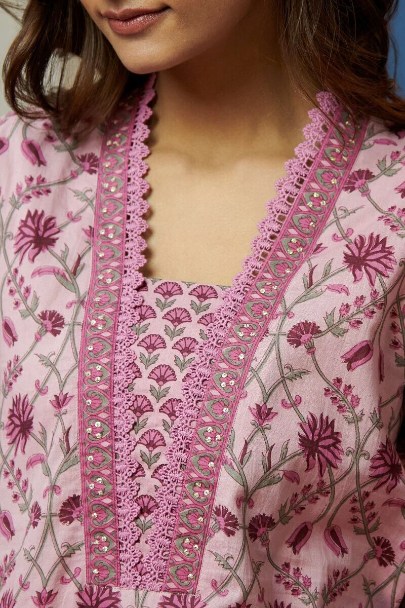 Mehreen Nazia Sanganeri Kurta - Image 5