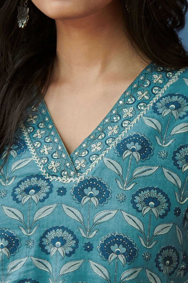 Mehreen Nisa Sanganeri Kurta - Image 5