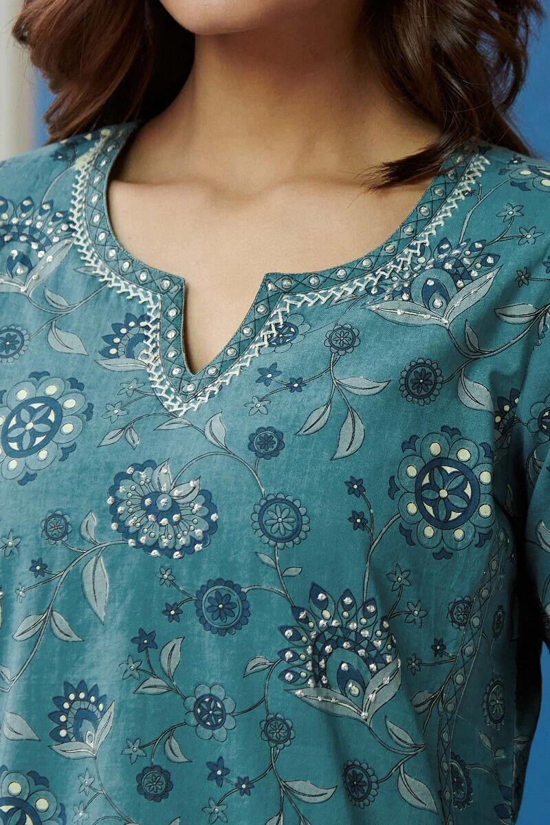 Surplus: Mehreen Rabia Sanganeri Kurta - Image 5