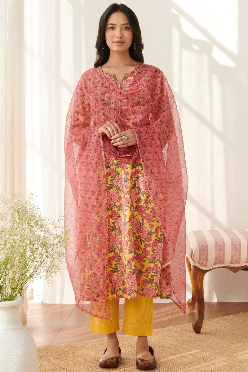 Mehreen Rahat Sanganeri Kurta - Image 4