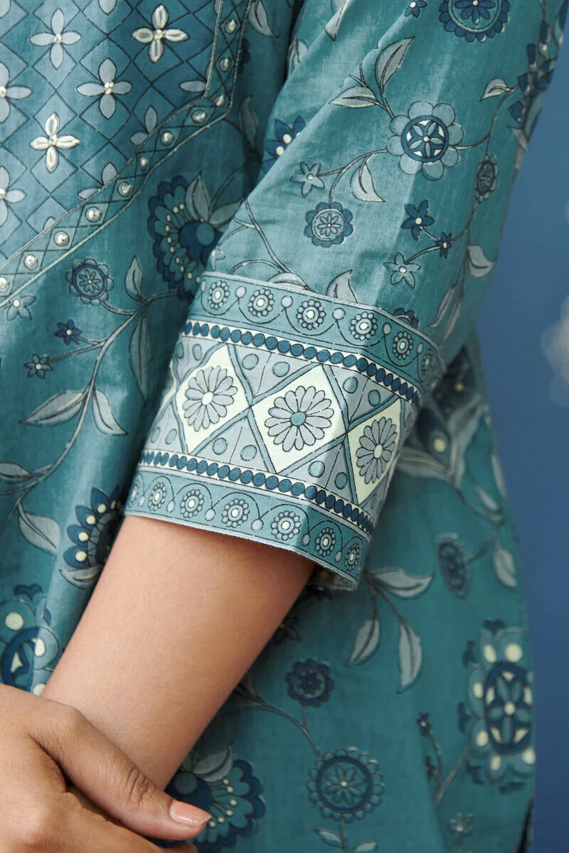 Surplus: Mehreen Zaria Sanganeri Kurta - Image 6