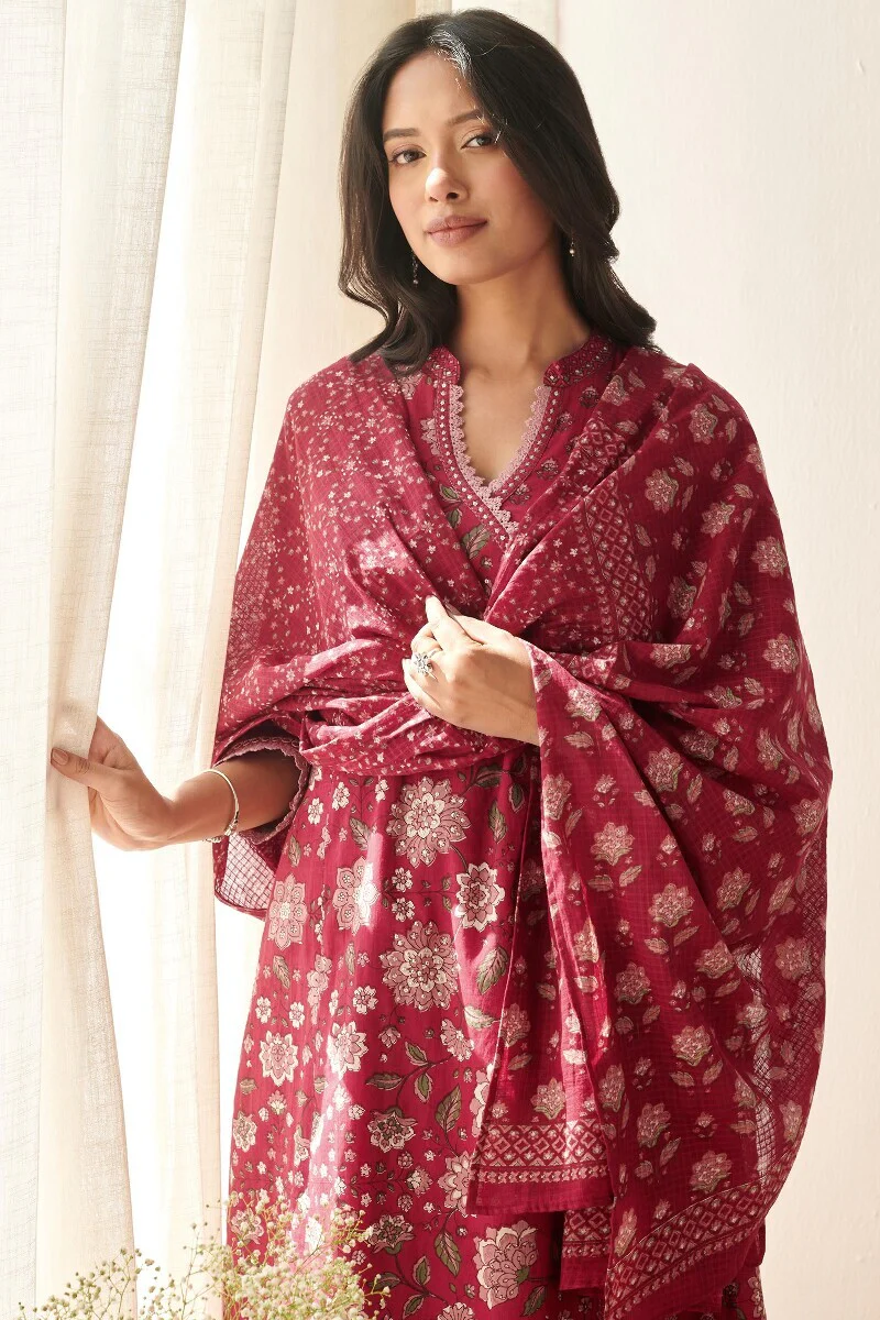 Mehreen Zinat Sanganeri Kurta - Image 7