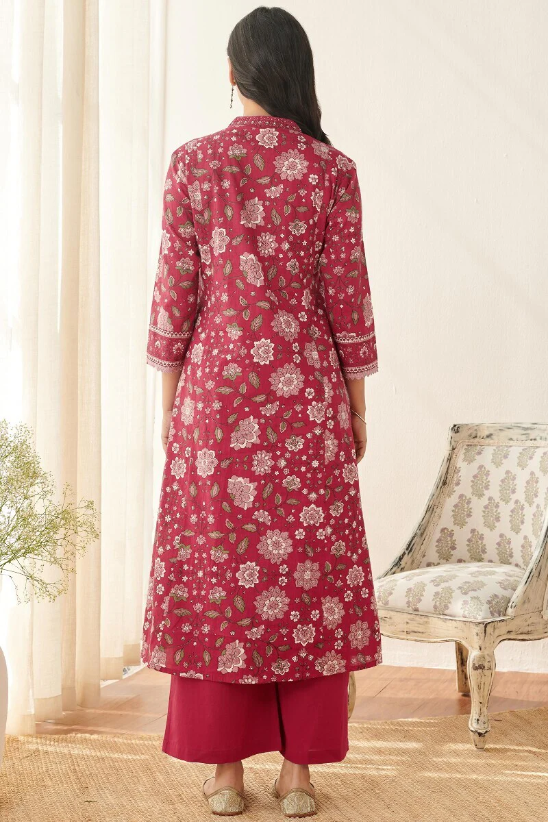 Mehreen Zinat Sanganeri Kurta - Image 9