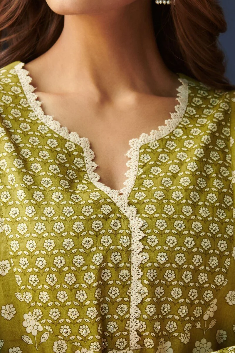 Mehreen Zoya Sanganeri Kurta - Image 5