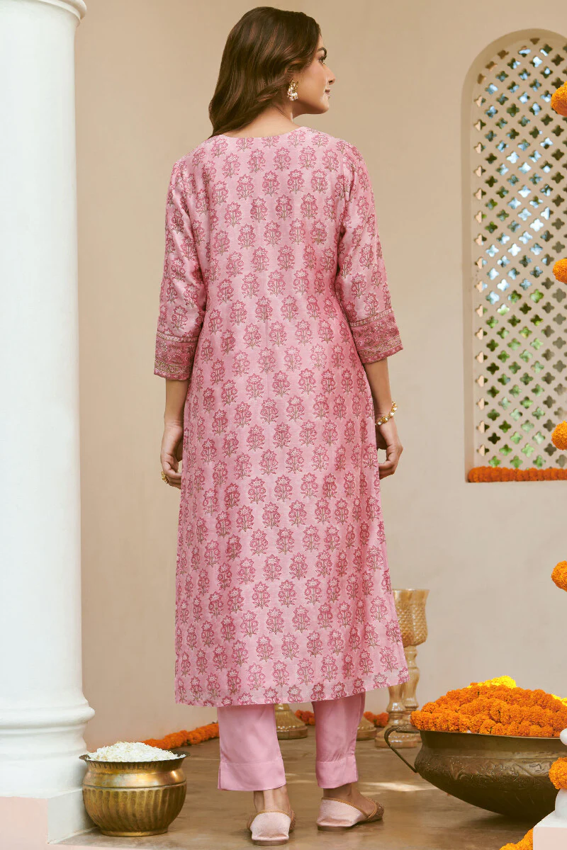 Mehrunissa Aliah Chanderi Kurta - Image 9