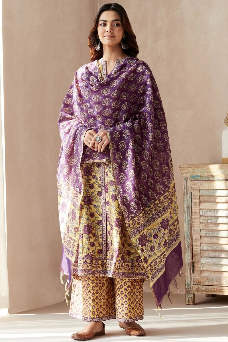 Mehrunissa Dilnaz Chanderi Kurta - Image 4