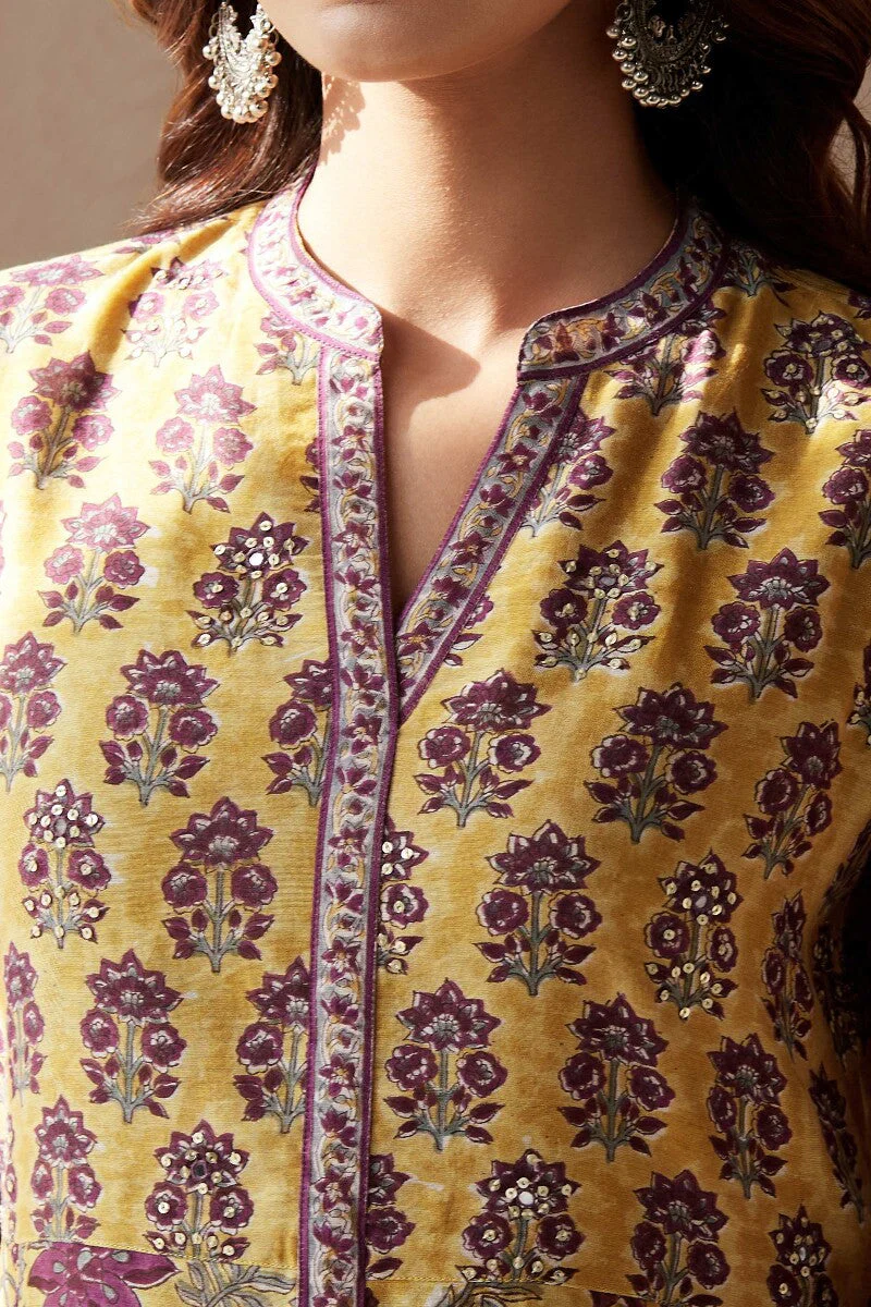 Mehrunissa Dilnaz Chanderi Kurta - Image 5