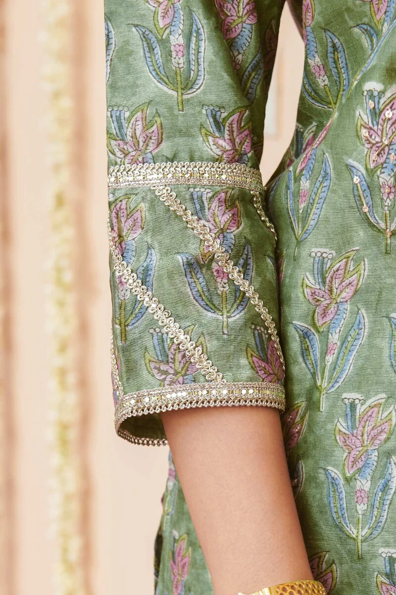Mehrunissa Farhat Chanderi Kurta - Image 6