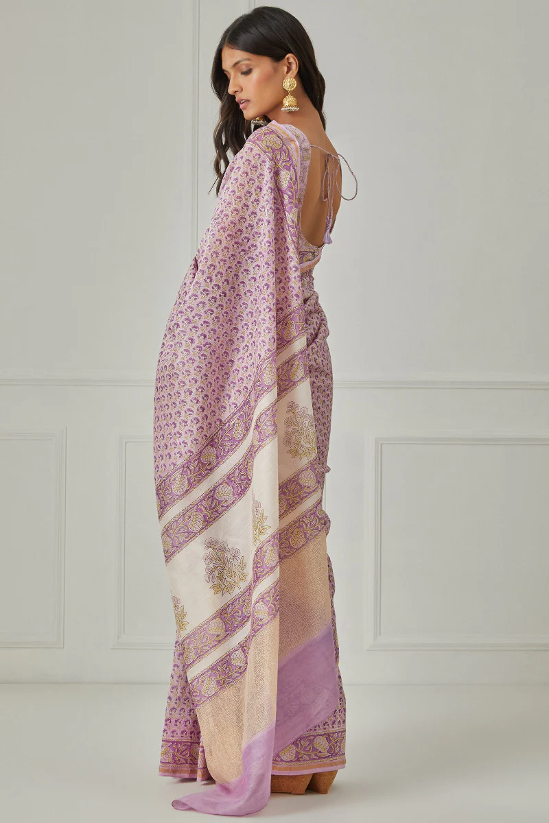 Mehrunissa Gazala Chanderi Saree - Image 4
