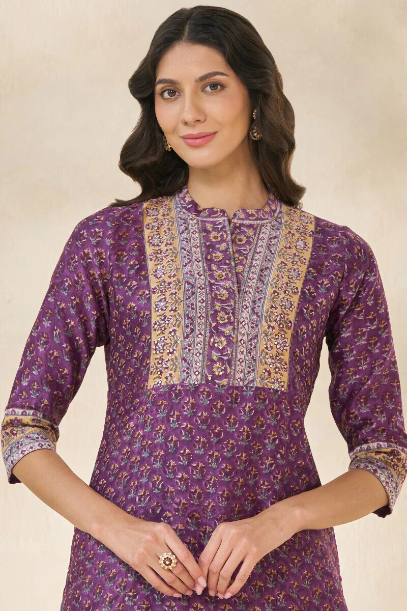 Surplus: Mehrunissa Gulnaaz Chanderi Kurta - Image 5