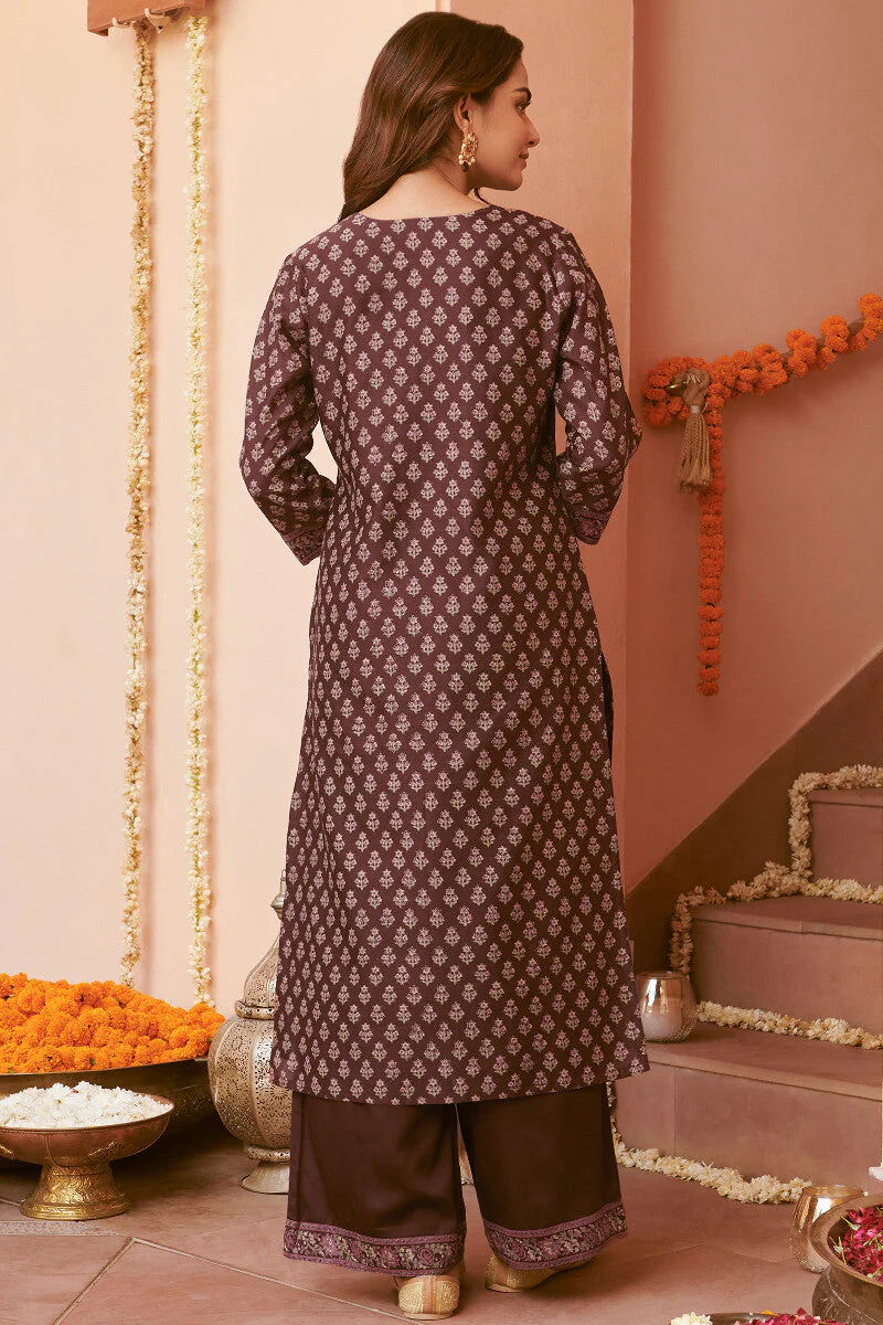 Mehrunissa Inaaya Chanderi Kurta - Image 8