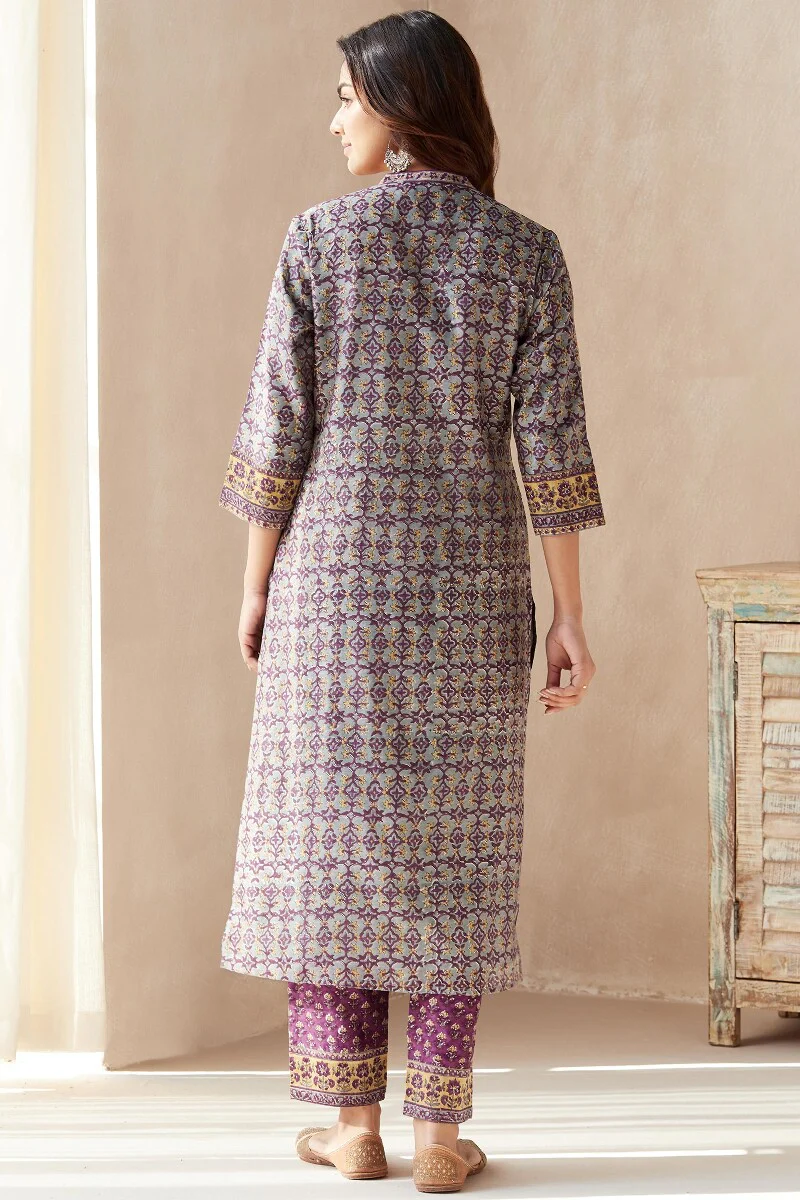 Mehrunissa Jasmin Chanderi Kurta - Image 8