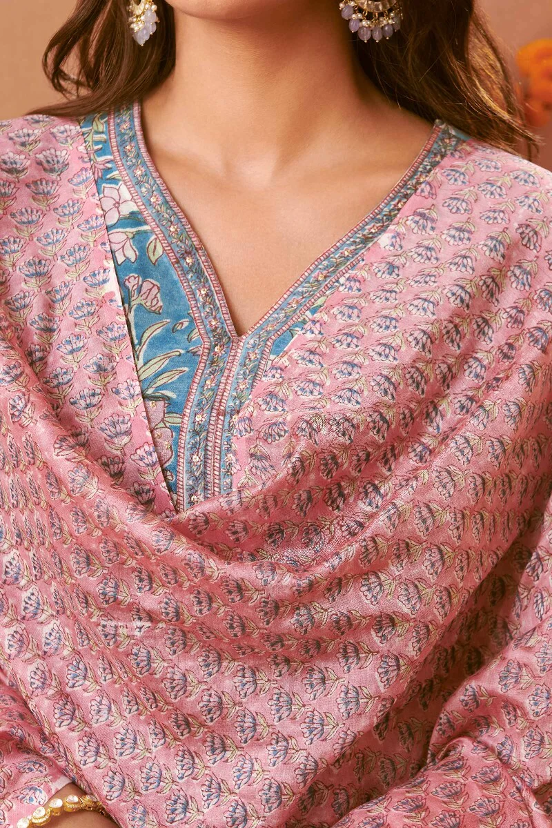 Mehrunissa Kiara Chanderi Dupatta - Image 2