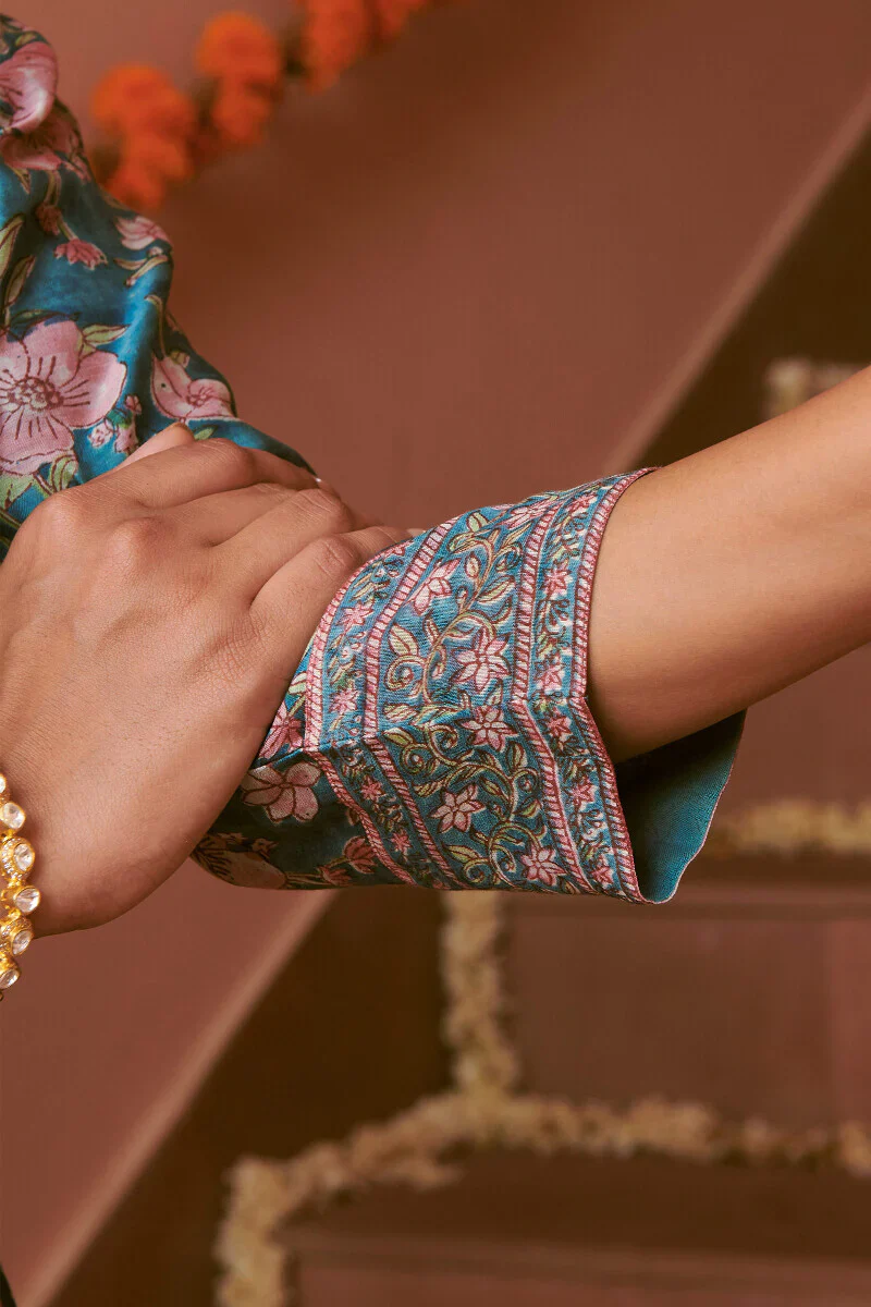 Mehrunissa Kiara Chanderi Kurta - Image 6