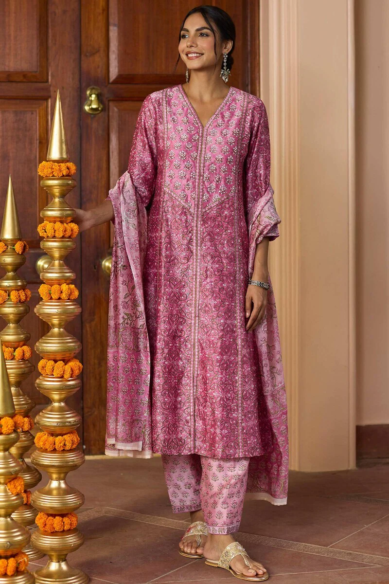 Mehrunissa Nasreen Sanganeri Kurta - Image 3