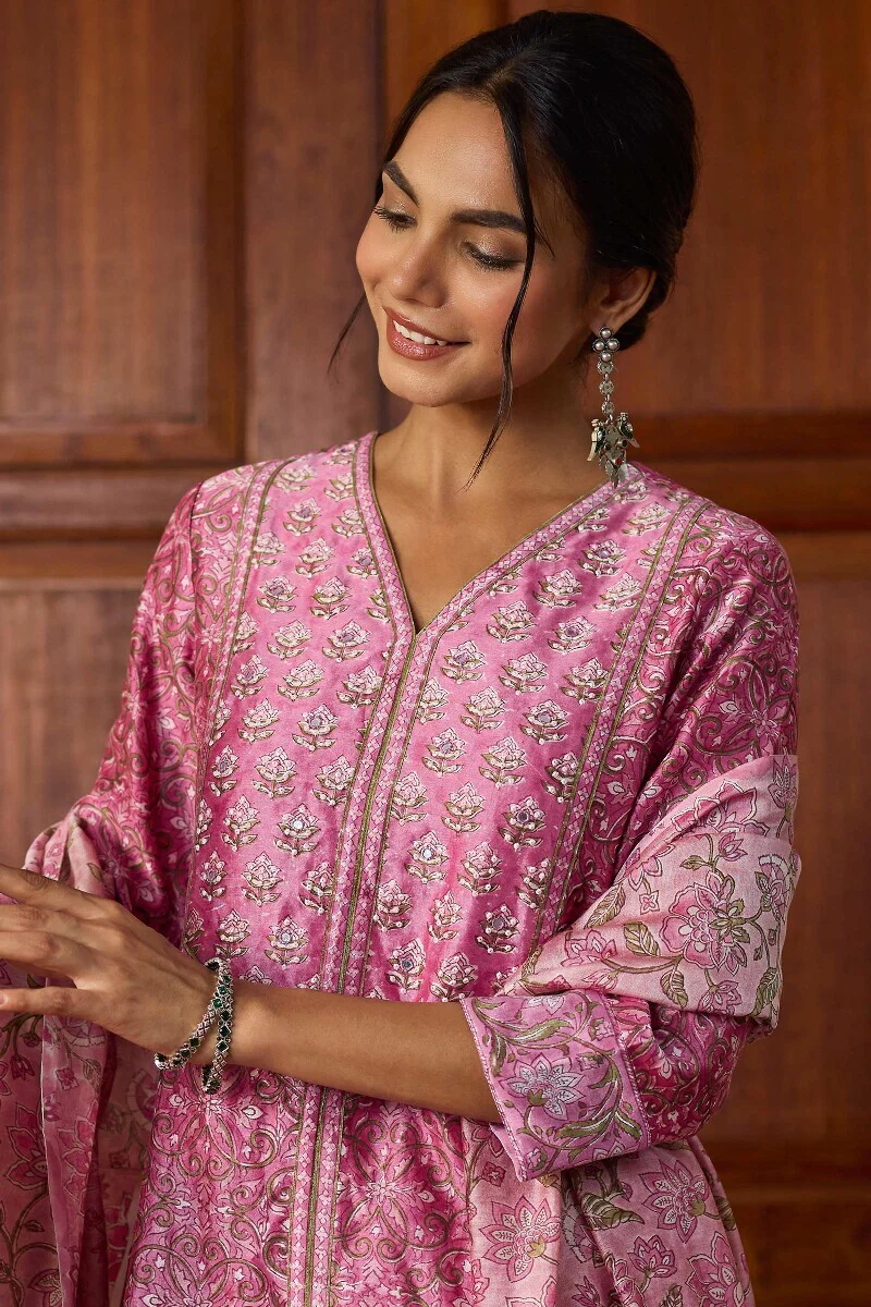 Mehrunissa Nasreen Sanganeri Kurta - Image 5