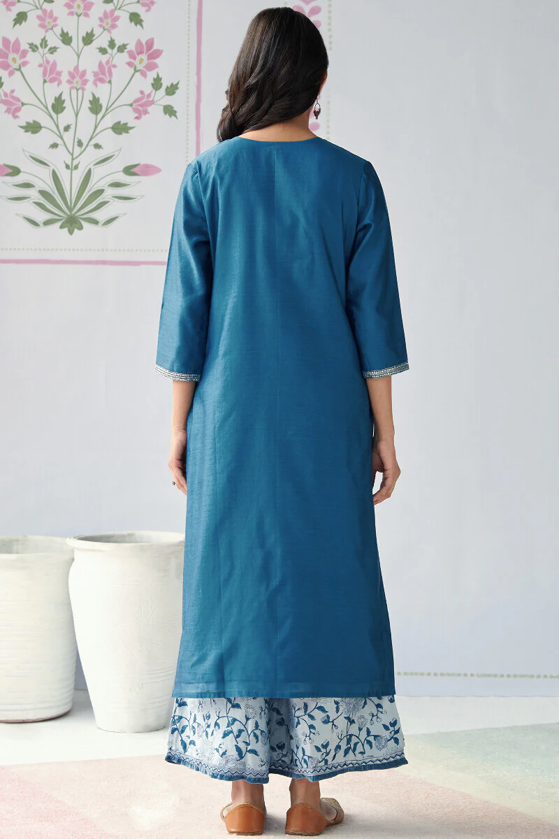 Mehrunissa Nazia Chanderi Kurta - Image 8