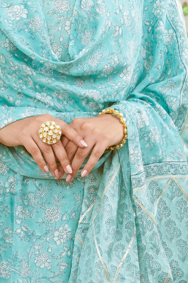 Mehrunissa Nur Sanganeri Dupatta - Image 4