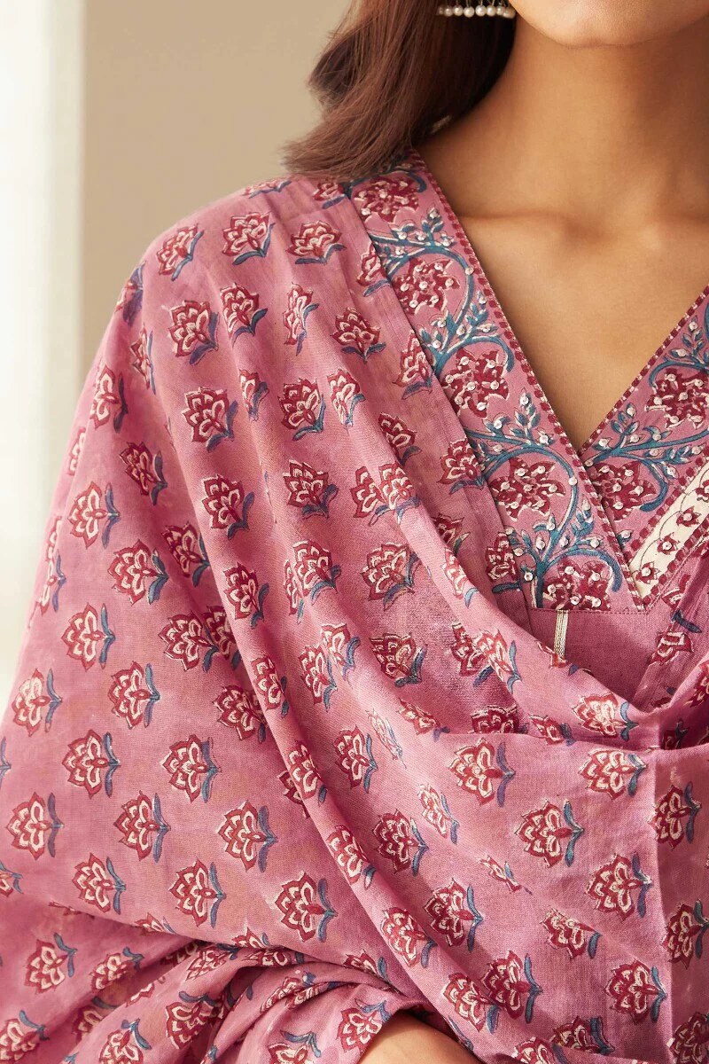 Mehrunissa Rahat Sanganeri Dupatta - Image 2