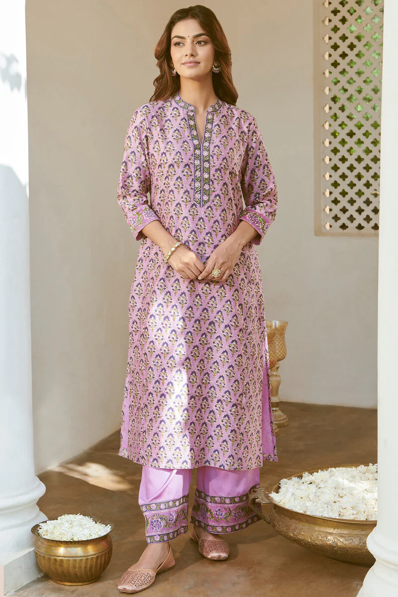 Mehrunissa Sahira Chanderi Kurta - Image 2