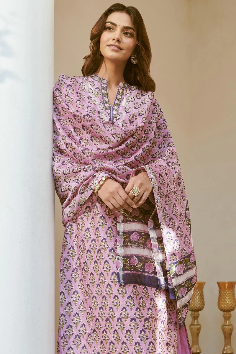 Mehrunissa Sahira Chanderi Kurta - Image 7