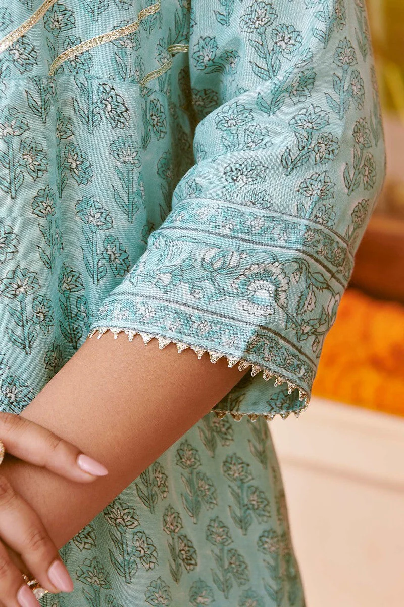 Mehrunissa Saima Sanganeri Kurta - Image 6